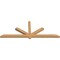 Ekena Millwork Kennewick Timber Gable Bracket, Western Red Cedar, 84"W x 31"H x 3 1/2"D x 3 1/2"F, 9/12 Pitch GBW084X31X0404KEN00SWR - alternate 4